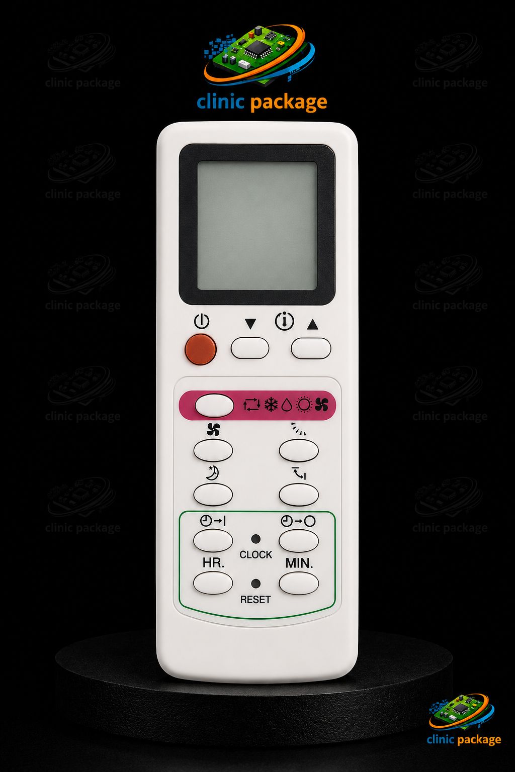 file_0000000014dc720a8c6efa2f2b54bfe0 #کنترل ریموت کنترل کولر گازی میتسوبیشی تک الکتریک EG6DوEG7C کد ko1194 - Image 1