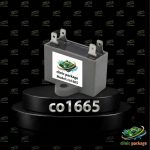 خازن موتور فن کولر گازی  2.5uf+5 370v کدCO1665