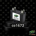 خازن فن کولر گازی  8UF   25D 400 WVAC کدCO1672