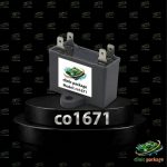 خازن فن  کولر گازی  5.0UF +¹⁰ 450V_B کدCO1671